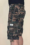 Шорти чоловічі Abercrombie&Fitch камуфляж Woodland NATO бавовна 100 %, фото 6