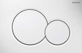 Змивна клавіша Geberit Sigma01 пластик, білий