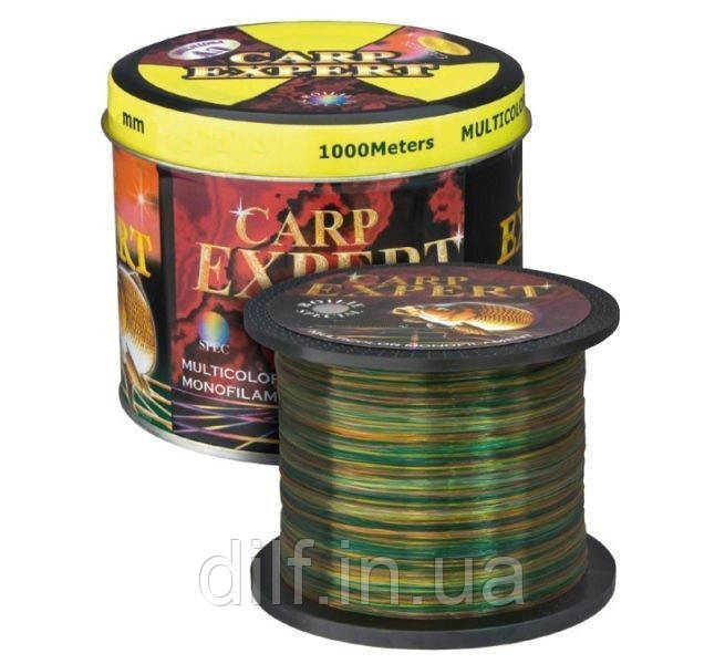 Рибальська волосінь Carp Expert Multicolor 1000 м 0.25 мм 8.9 кг (Energofish)