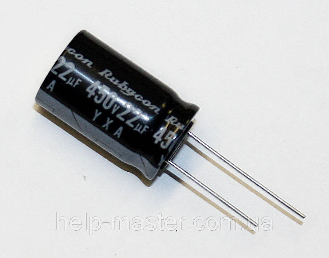 22мкф-450v (105°C) <YXA> 16*25 Rubycon
