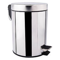 Відро з педаллю металеве  8 л Lidz(CRM)
