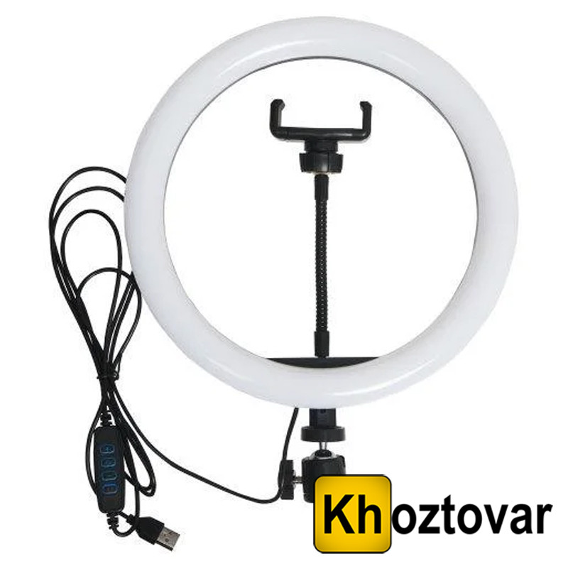 Кільцева LED-лампа з 1 кріпленням і пультом AL-360 ⁇ 36 см