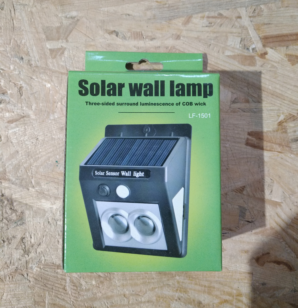 Вуличний ліхтар на сонячній батареї BL-1501 + датчик освітлення + датчик руху