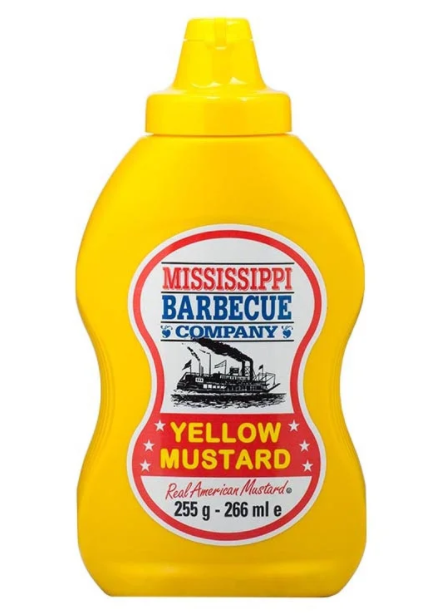 Гірчиця Mississippi Yellow Mustard, 255г