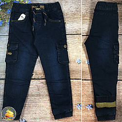 Турецькі джинси з флісом для пацана Розміри: 5,6,7,8 років (20755)