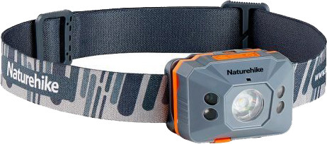 Ліхтар налобний Naturehike NH SD-02 Rechargable lamp 1200mAh NH17G025-D Grey