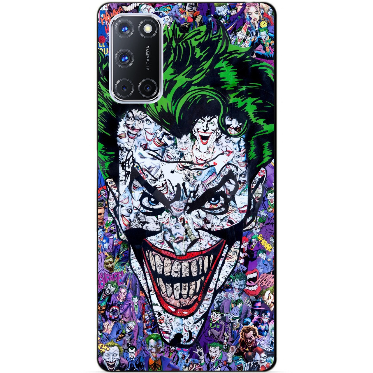 Силіконовий бампер чохол для Oppo A72 з малюнком Джокер