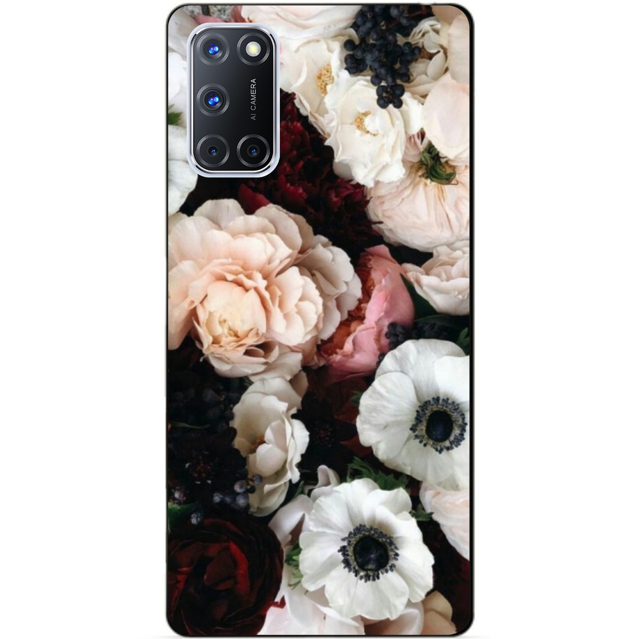 Силіконовий бампер чохол для Oppo A72 з малюнком Маки