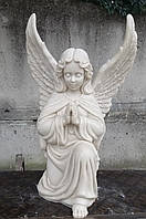 Скульптура мраморная Ангел на колене 74 см -№113