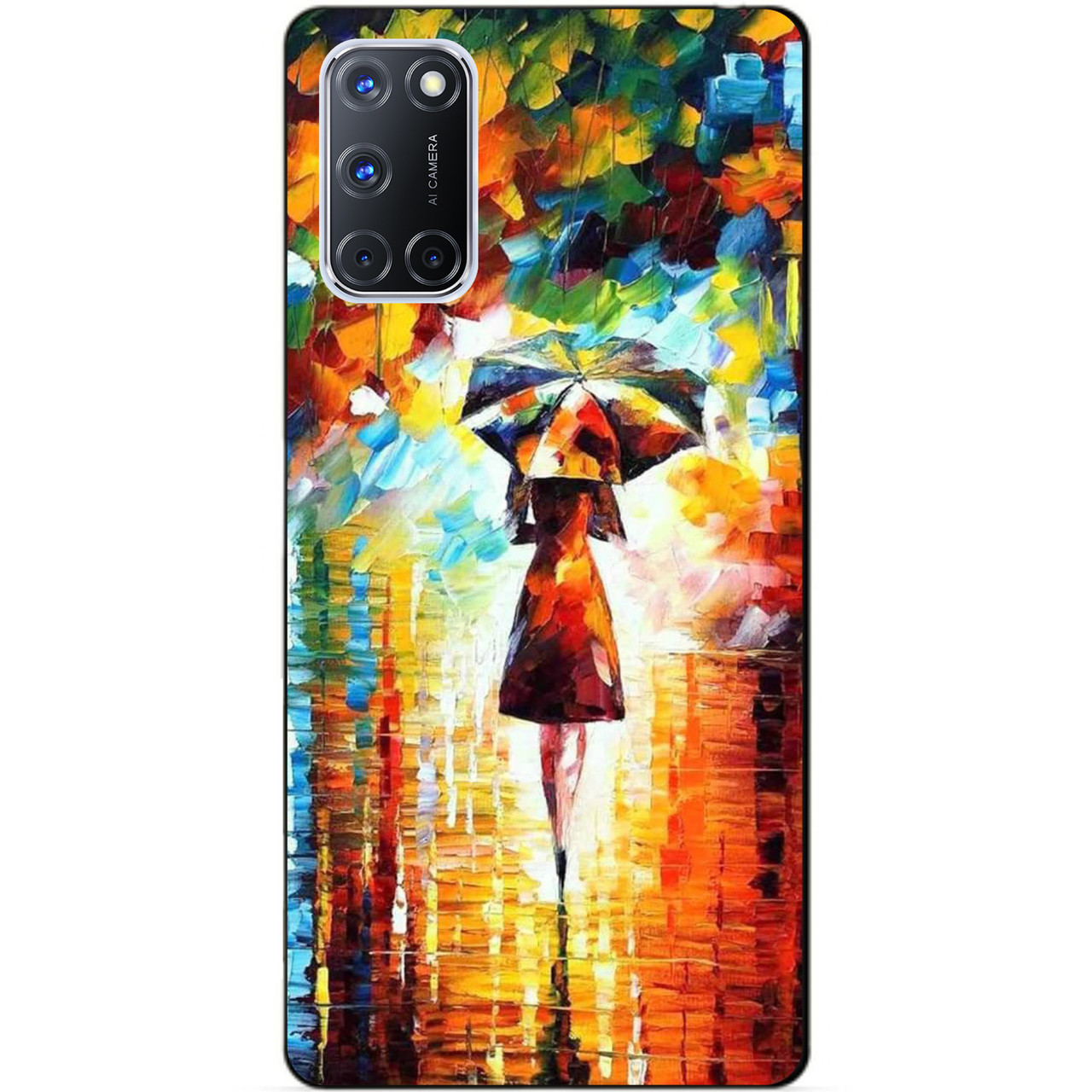 Силіконовий бампер чохол для Oppo A72 з малюнком Прогулянка