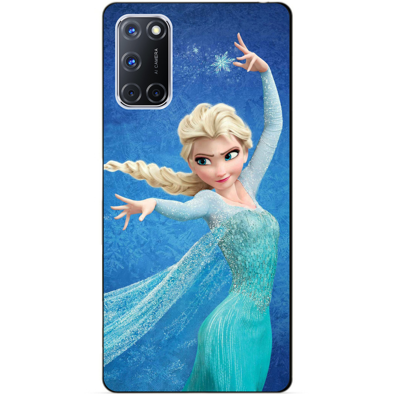 Силіконовий бампер чохол для Oppo A72 з малюнком Ельза