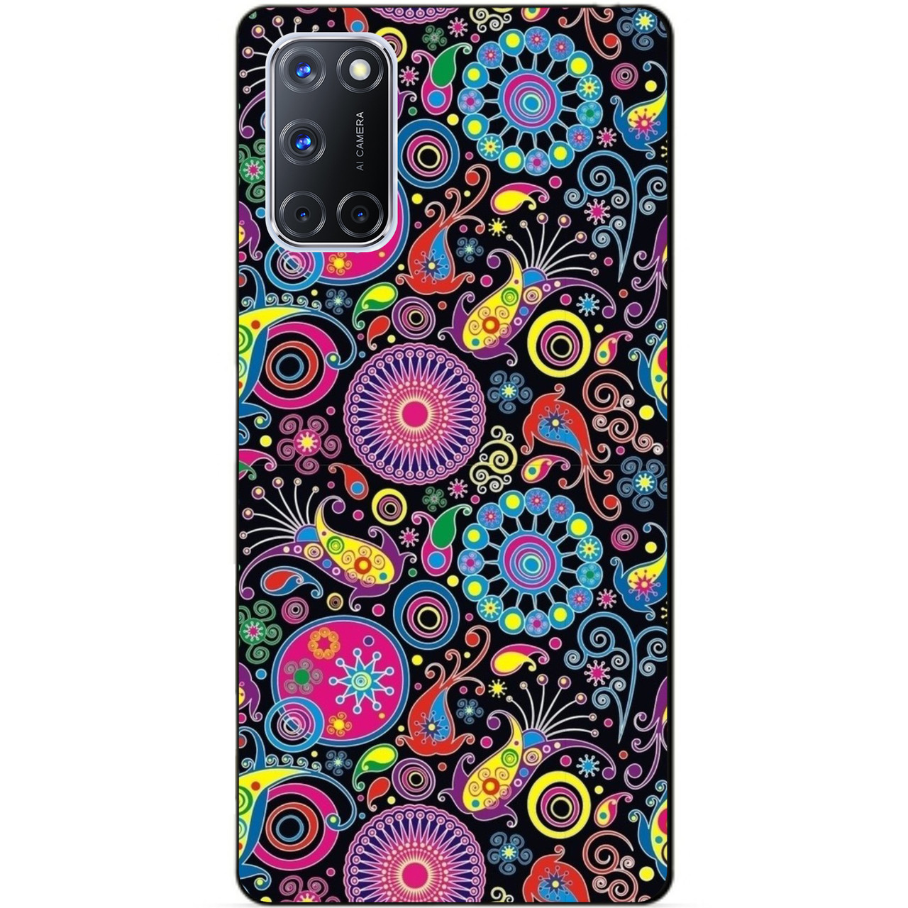 Силіконовий бампер чохол для Oppo A72 з малюнком Візерунки