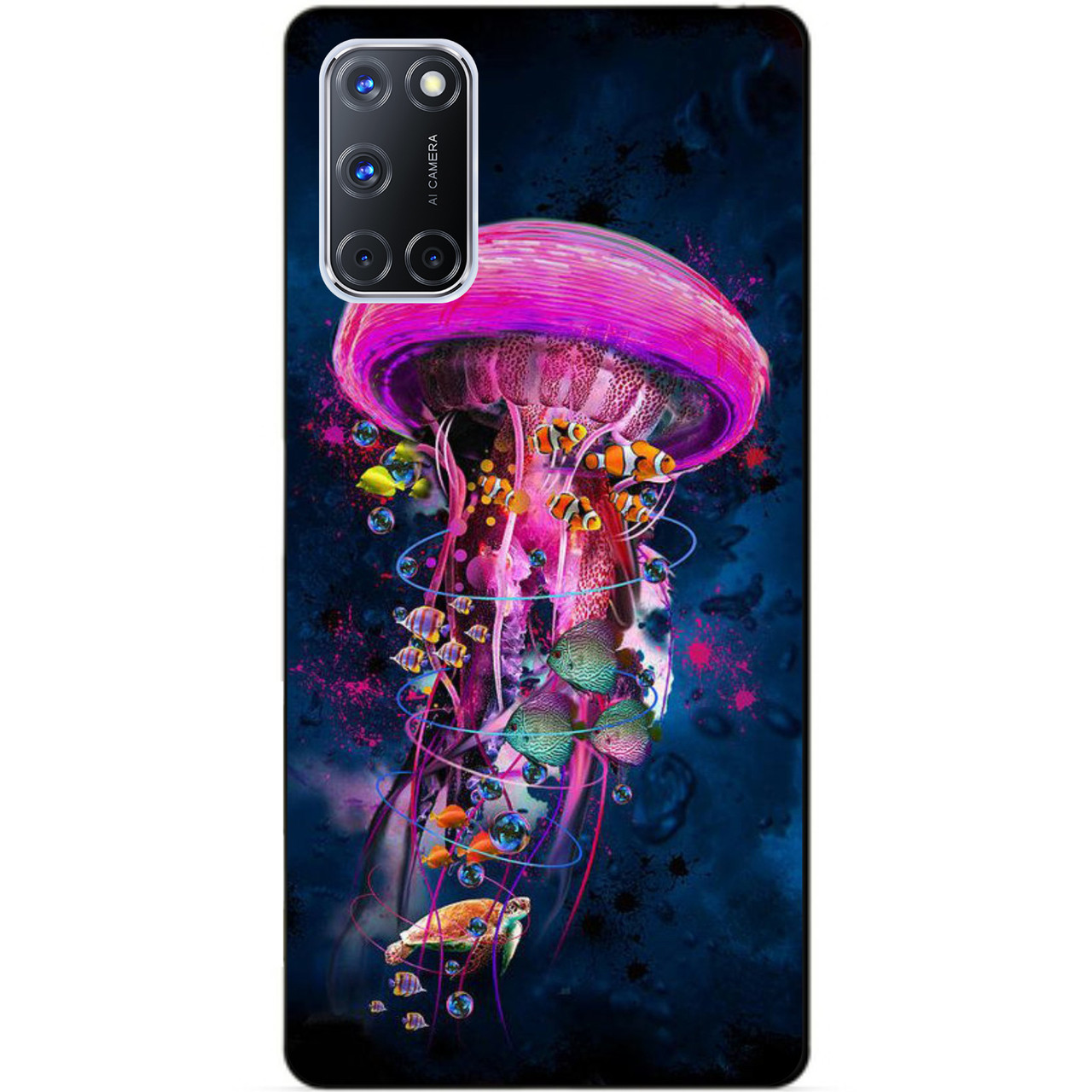 Силіконовий бампер чохол для Oppo A72 з малюнком Медуза