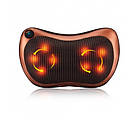 Масажна роликова подушка масажер у машину Massage pillow для спини та шиї, фото 4