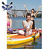 Надувна САП дошка Ладья Light SUP-Board 305x76x15 см + весло + лиш + плавець + насос + рюкзак, Україна, фото 11