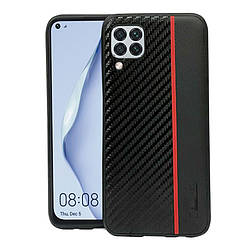 Чохол Primolux Cenmaso для Huawei P40 Lite - Black&Red