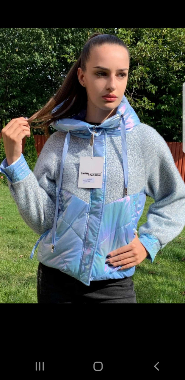 Куртка жіноча молодіжна snow passion вставками з вовни альпаки з капюшоном  (ID#1240956011), цена: 1000 ₴, купить на Prom.ua