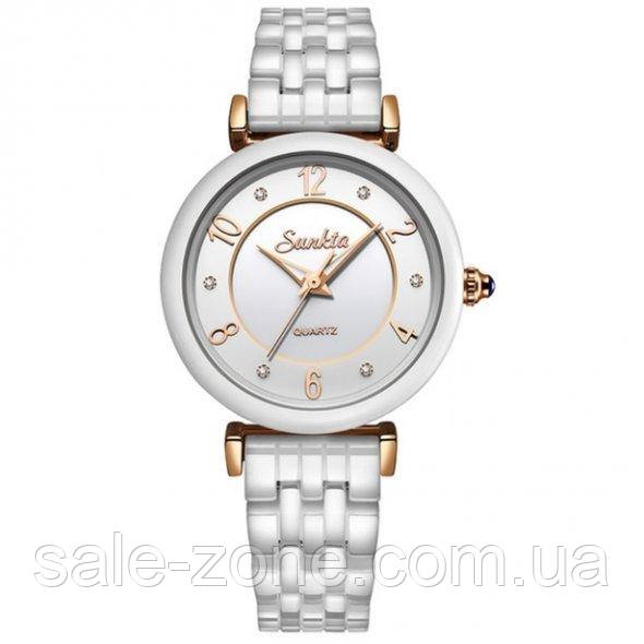 Женские наручные часы Sunkta Amour White - фото 3 - id-p1248351994
