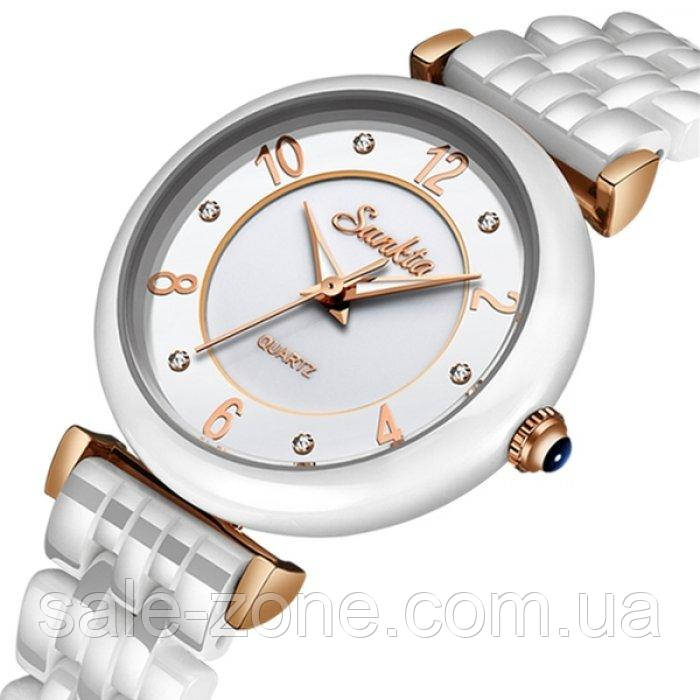 Женские наручные часы Sunkta Amour White - фото 2 - id-p1248351994
