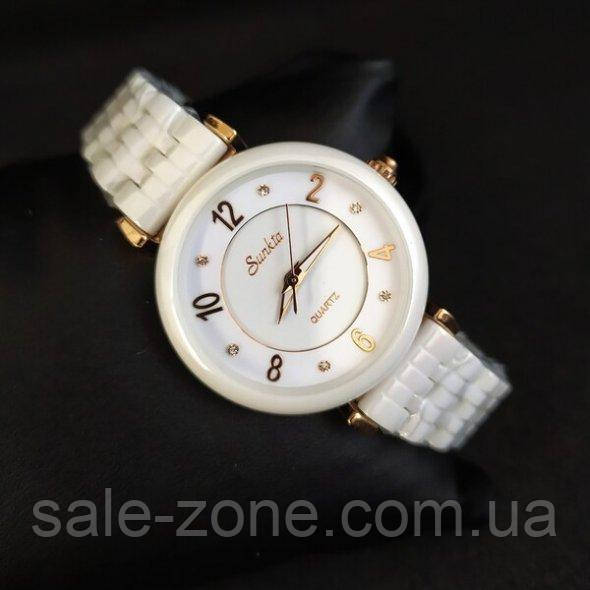 Женские наручные часы Sunkta Amour White - фото 8 - id-p1248351994