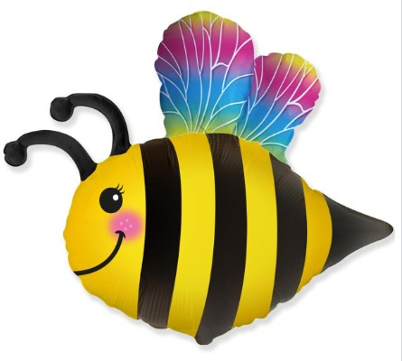 Flexmetal 88х44 см Бджола фольгована куля — В УП MrShar, фото 1