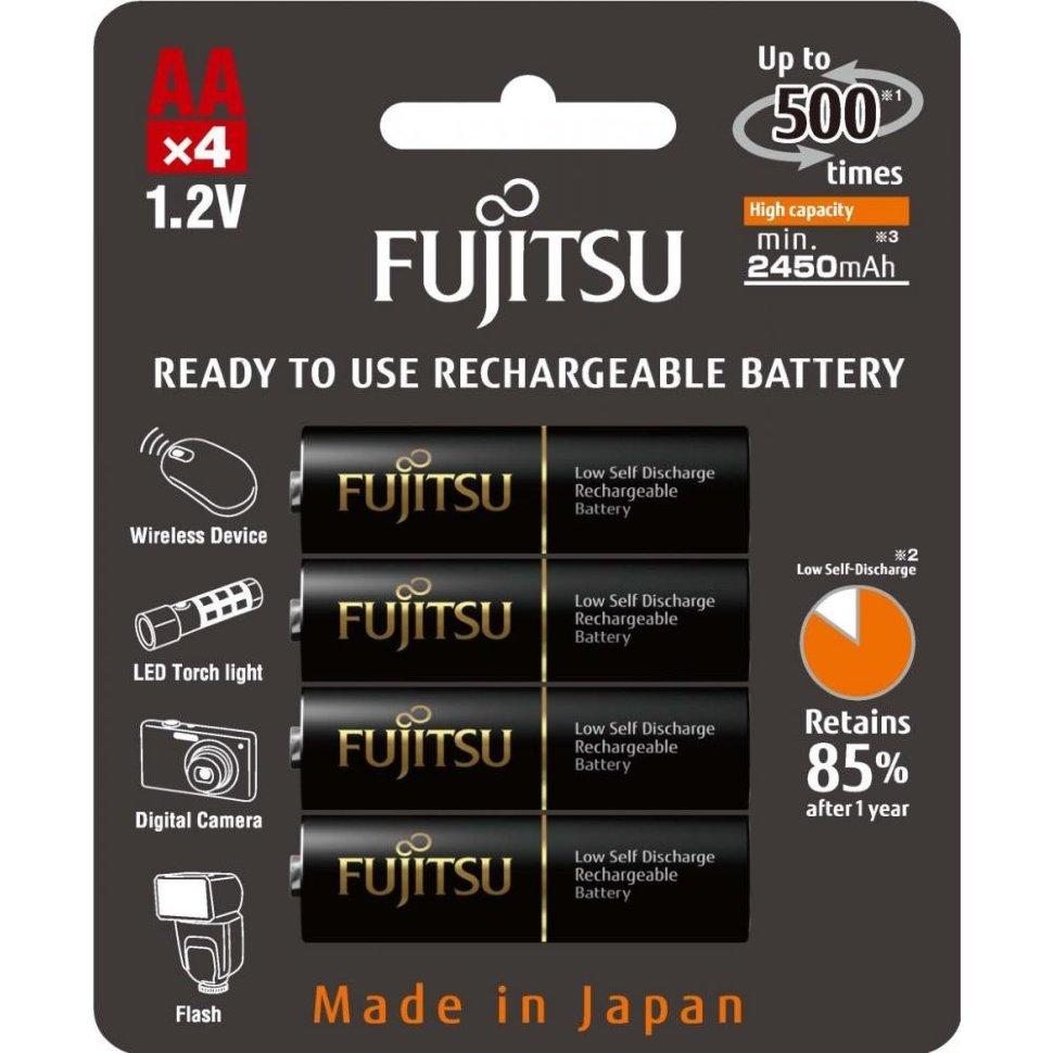 Акумулятори Fujitsu AA 2550 mAh, HR-3UTHC, 500 циклів (паковання: блістер)