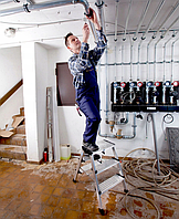 Лестница HIGHER 2х3 Двухсторонняя стремянка алюминиевая три ступени Помост Підставка Драбина Драбинка ПОЛЬША