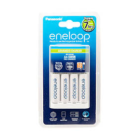 Зарядка Panasonic Eneloop Advanced Charger BQ-CC17 + 4 Eneloop AA (упаковка: блістер)