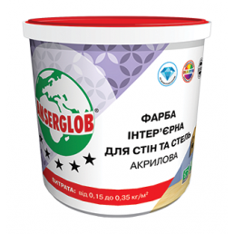 Краска Anserglob для стен и потолка 7 кг - фото 1 - id-p1248394904