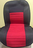 Авточохли з підігрівом Milex Arctic на передні сидіння чорно-червоні PP-A54021, фото 2