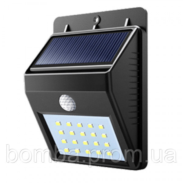 Ліхтар світильник everBrite вуличний світлодіодний на Сонячній батареї з Датчиком