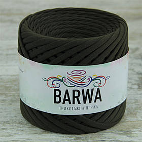 Пряжа трикотажна Barwa (7-9 мм / 50 м), колір Мілітарі