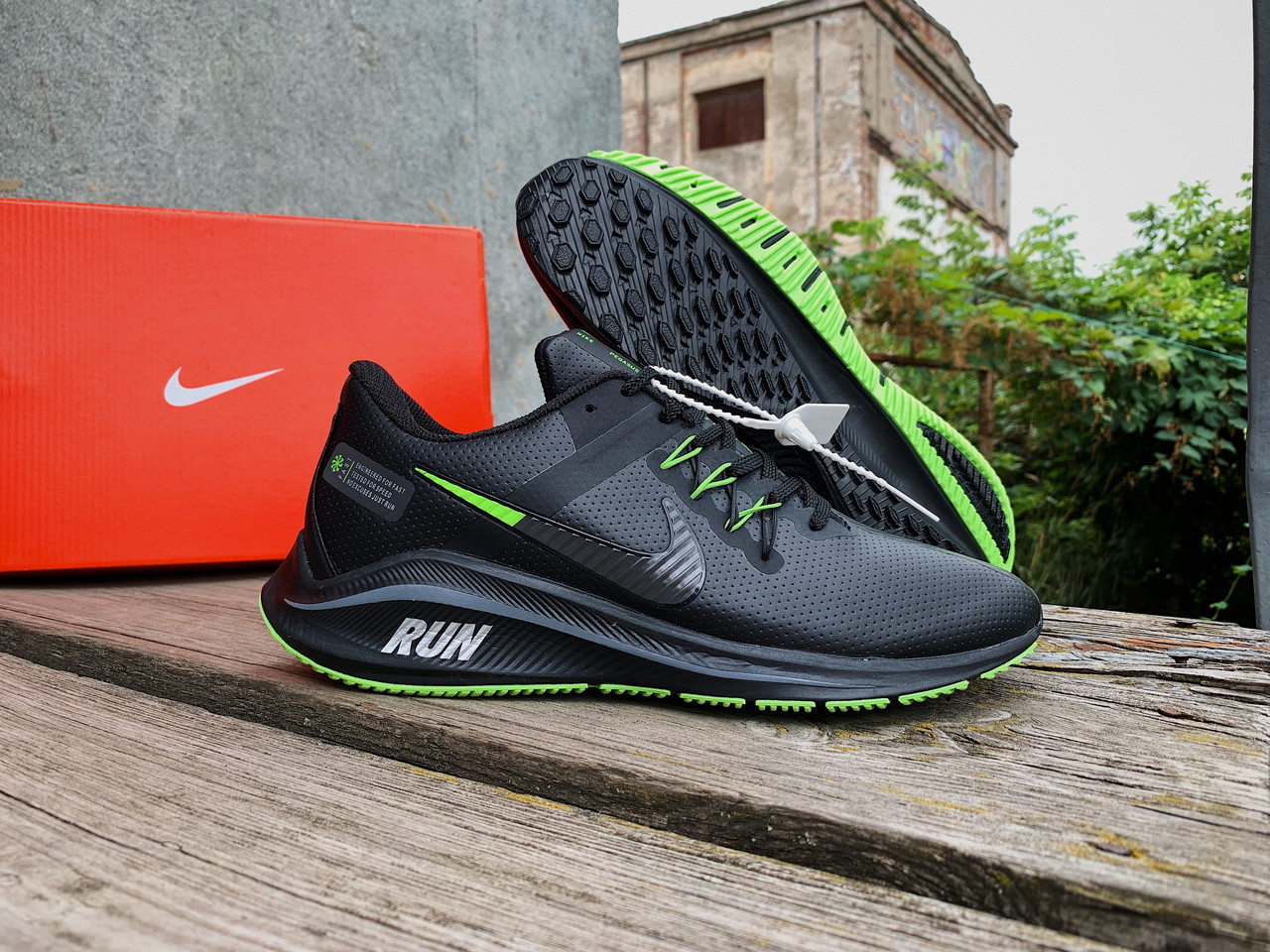 Чоловічі шкіряні кросівки Nike Zoom Pegasus Structure 15