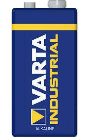 Батарейка Varta Industrial 9V, 6LR61, 580 mAh