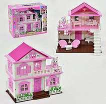 Будиночок Happy Family 1515 меблі. Підсвічування. 1 фігурка (аналог Sylvanian Families), фото 3