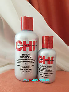 CHI Infra Набір ( шампунь 177 мл + шовк 59 мл )
