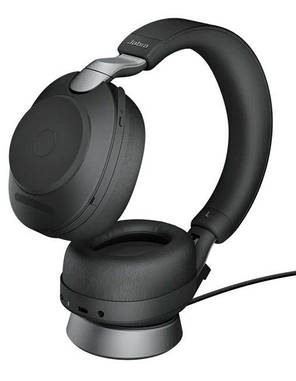 Бездротова гарнітура Jabra Evolve2 85 MS USB-A із зарядною підставкою, фото 1