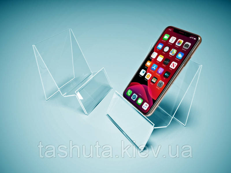 Акриловая подставка для смартфона с ценником Ташута  (32-11310)