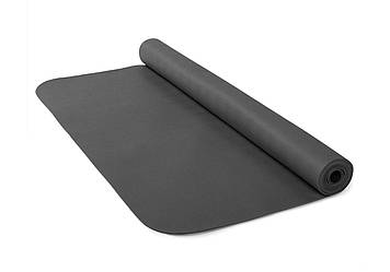 Каучук килимок для йоги двошаровий 185 x 60 x 0.13 см Сірий Travel