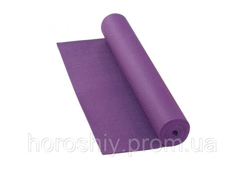 Фітнес килимок Йога мат 183x61x0,4 см Фіолетовий RAO Nilam