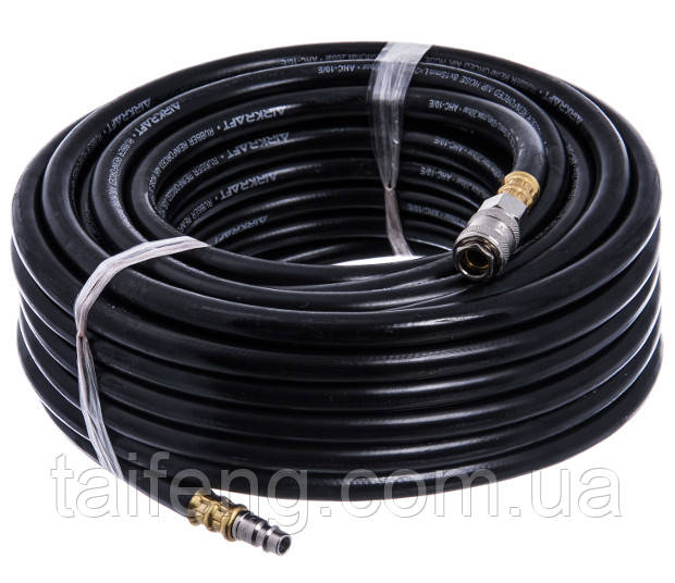 Гумовий шланг високого тиску армований 15м 6х13мм (20 атм) AIRKRAFT AHC-10-C