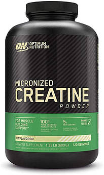 Креатин Optimum Nutrition Micronized Creatine 600 г Без смаку (4384300834)