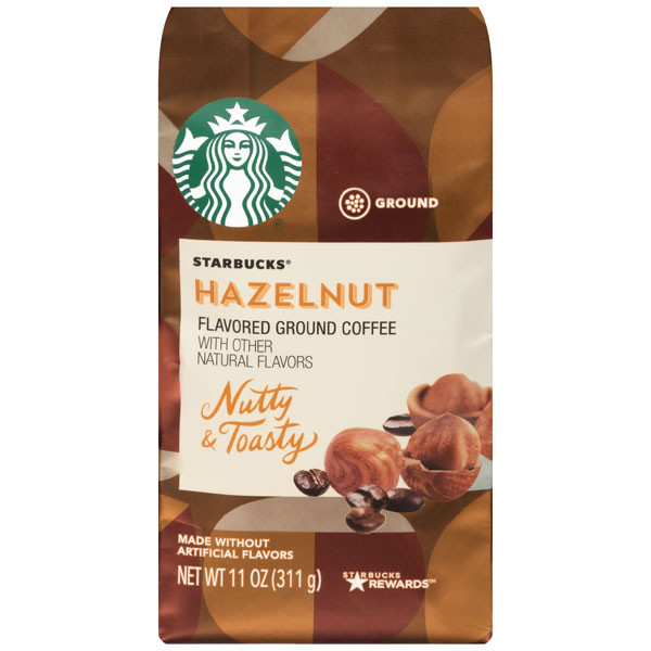 Кава в мелена Starbucks Hazelnut Medium Roast Ground Coffee 311 грам, США