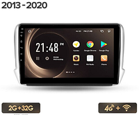 Junsun 4G Android магнитола для Peugeot 2008 1 2008 ІІ 208 2013 - 2021 2ГБ ОЗУ + 32 + 4G 13-19