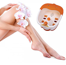 Масажна ванночка для ніг Lilly Beaute Multifunction Footbath Massager гідромасажна з ІЧ підігрівом
