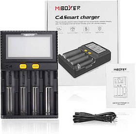 Зарядний пристрій Miboxer C4 V4 (паковання: картонна коробка)