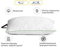 Подушка бамбукова 50х70 Есо 0410 м'яка на змійці