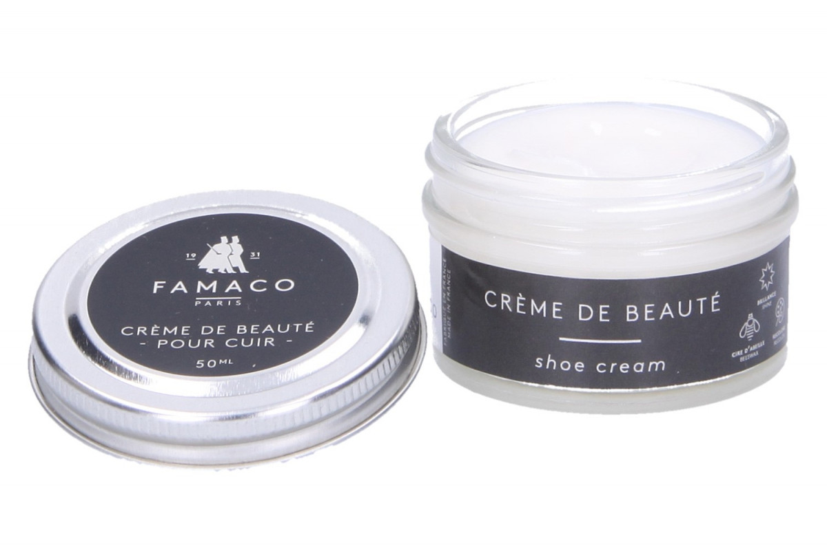 Крем-бальзам для взуття і виробів з шкіри №300 Famaco Creme De Beaute, 50 мл