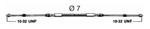 Трос управління C2 22' (6,72 м)