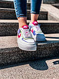 Кросівки жіночі Nike Air Force Shadow найк аїр форс різнобарвні демісезонні низькі, фото 5